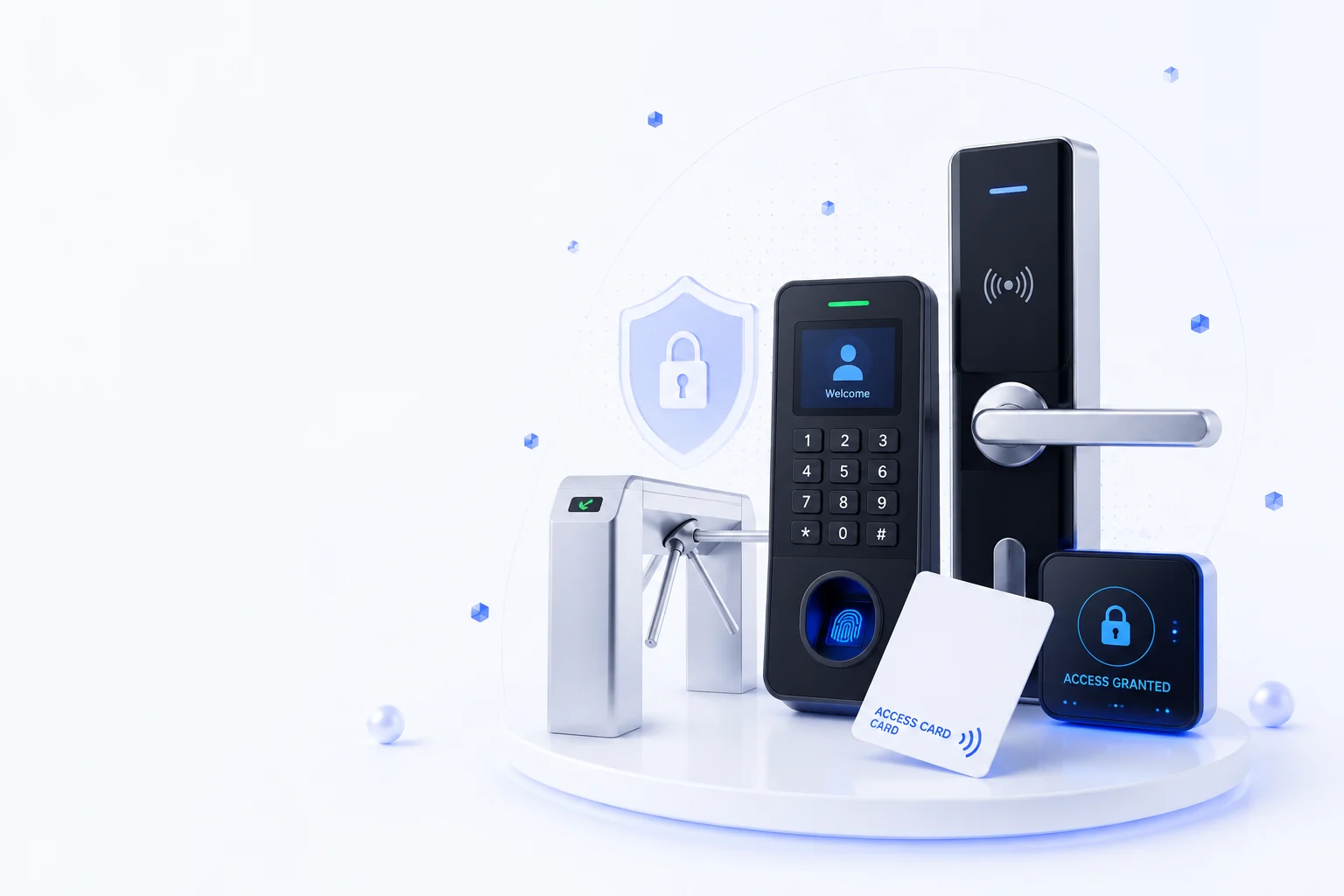 Biometric Access Control Dashboard and Hardware